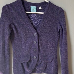 Kimchi & blue Purple Women's Cardigan